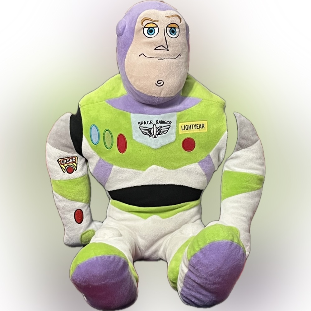 Disney Pixar, Toy Story, Buzz Light Year, Plush Toy, Approximately 22” long.